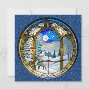 Correspondance Carte de voeux pour la fenêtre d'hiver