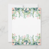 Correspondance Carte de voeux pour la fête des mères (Dos)