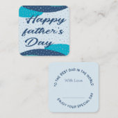 Correspondance Carte de vœux pour la fête des pères (Devant / Derrière)