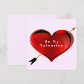 Correspondance Carte de vœux pour la Saint-Valentin (Devant / Derrière)