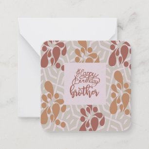 Correspondance Carte de vœux pour l'anniversaire d'un frère