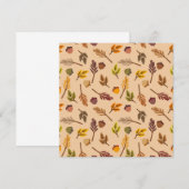 Correspondance Carte de voeux pour le vol d'automne (Devant / Derrière)