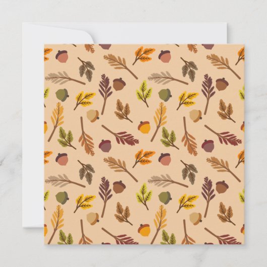 Correspondance Carte de voeux pour le vol d'automne (Devant)