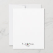 Correspondance Carte de voeux pour tasses à thé (Dos)