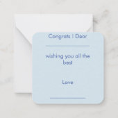 Correspondance Carte de vœux pour votre promotion (Dos)