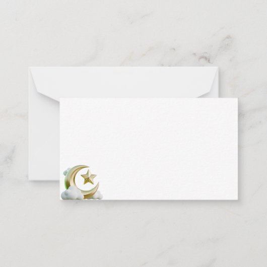 Correspondance Carte de voeux Ramadan Kareem (Dos)