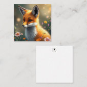 Correspondance Carte de vœux Renard Mignon (Devant / Derrière)