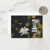 Correspondance Carte de voeux sans crainte (Devant/Arrière en situation)