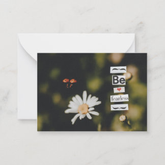 Correspondance Carte de voeux sans crainte