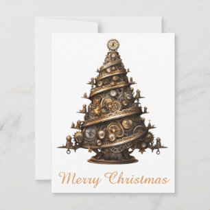 Correspondance Carte de voeux Steampunk Christmas Tree