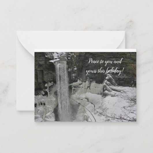 Correspondance Carte de vœux - Taughannock Falls (Devant)