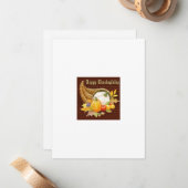 Correspondance Carte de voeux Thanksgiving (Devant/Arrière en situation)