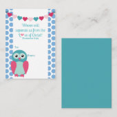 Correspondance Carte d'écriture de la Saint-Valentin (Devant / Derrière)