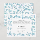 Correspondance Carte d'information de la réception de Charleston  (Devant / Derrière)