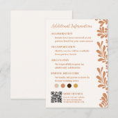 Correspondance Carte d'information de mariage mexicain Talavera (Devant / Derrière)