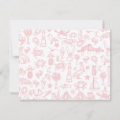 Correspondance Carte d'information rose de la frontière Charlesto (Dos)