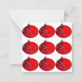 Correspondance Carte d'ornements d'arbre de Noël (Devant)