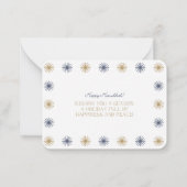 Correspondance Carte Hanoukka joyeuse de la famille Schwartz (Dos)