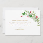 Correspondance Carte Mariée de Noël (Dos)