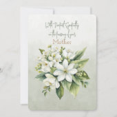 Correspondance Carte mère de sympathie la plus profonde (Devant)