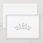 Correspondance Carte plate de concours de beauté (Devant / Derrière)
