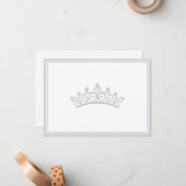 Correspondance Carte plate de concours de beauté (Devant/Arrière en situation)