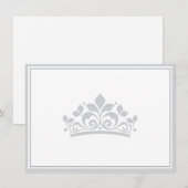 Correspondance Carte plate de concours de beauté (Devant / Derrière)