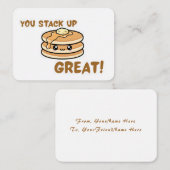 Correspondance Carte plate de note de classe de la Saint-Valentin (Devant / Derrière)