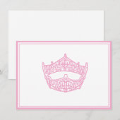 Correspondance Carte plate-forme de couronne de pageant (Devant / Derrière)