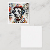 Correspondance Carte pour notes de diplôme de casque d'incendie D (Devant / Derrière)