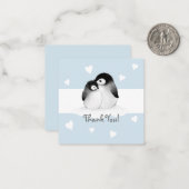 Correspondance Carte pour notes de Merci du Coeur Bleu (Devant/Arrière en situation)
