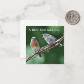 Correspondance Carte pour notes de nouvelles (Devant/Arrière en situation)