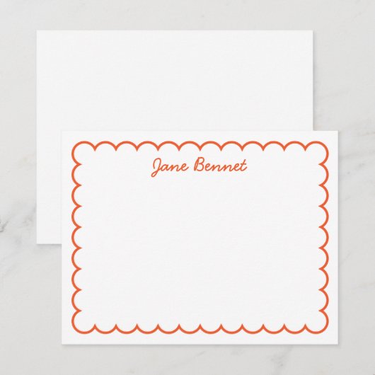 Correspondance Carte pour notes de paille (Devant / Derrière)