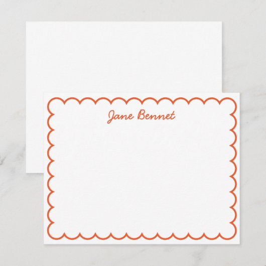 Correspondance Carte pour notes de paille (Devant / Derrière)