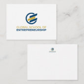 Correspondance Carte pour notes de papeterie GSE (Devant / Derrière)