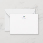 Correspondance Carte pour notes de papeterie GSE (Dos)