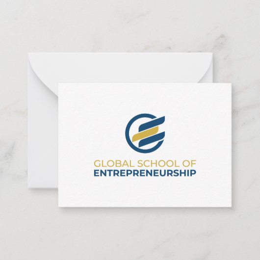 Correspondance Carte pour notes de papeterie GSE (Devant)