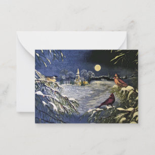 Correspondance Carte pour notes de voeux de Noël
