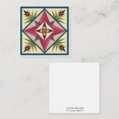 Correspondance Carte pour notes plat de l'oeil de Dieu (Devant / Derrière)