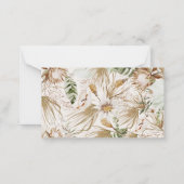 Correspondance Carte RSVP de mariage moderne et élégant (Dos)