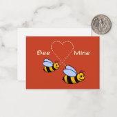 Correspondance Carte Valentine de la mine d'abeilles (Devant/Arrière en situation)