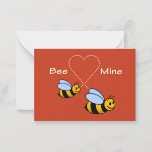 Correspondance Carte Valentine de la mine d'abeilles