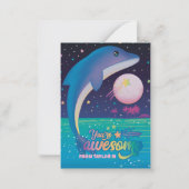 Correspondance Carte Valentines de classe Dolphin Retro branchée (Devant)