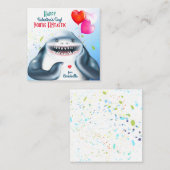 Correspondance Carte Valentines de classe pour enfants Fintastic  (Devant / Derrière)