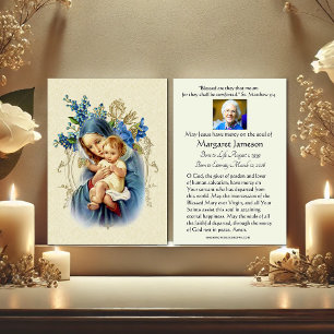 Correspondance Catholique Vierge Marie - Carte de prière Jésus