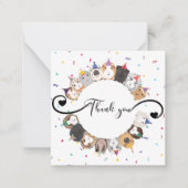 Correspondance Cochon d'Inde éditable Carte de remerciement pour (Devant)