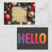 CORRESPONDANCE CONCEPTION DE CARTE (Devant / Derrière)