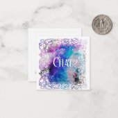 Correspondance *~* Conversation ? Carte de note plat AP63 Relatio (Devant/Arrière en situation)