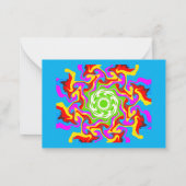 Correspondance D115 - Retour de bienvenue - Carte de note (Dos)