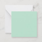 Correspondance Dahlia Carte de remerciements (Dos)